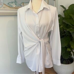 Commense White Button Down